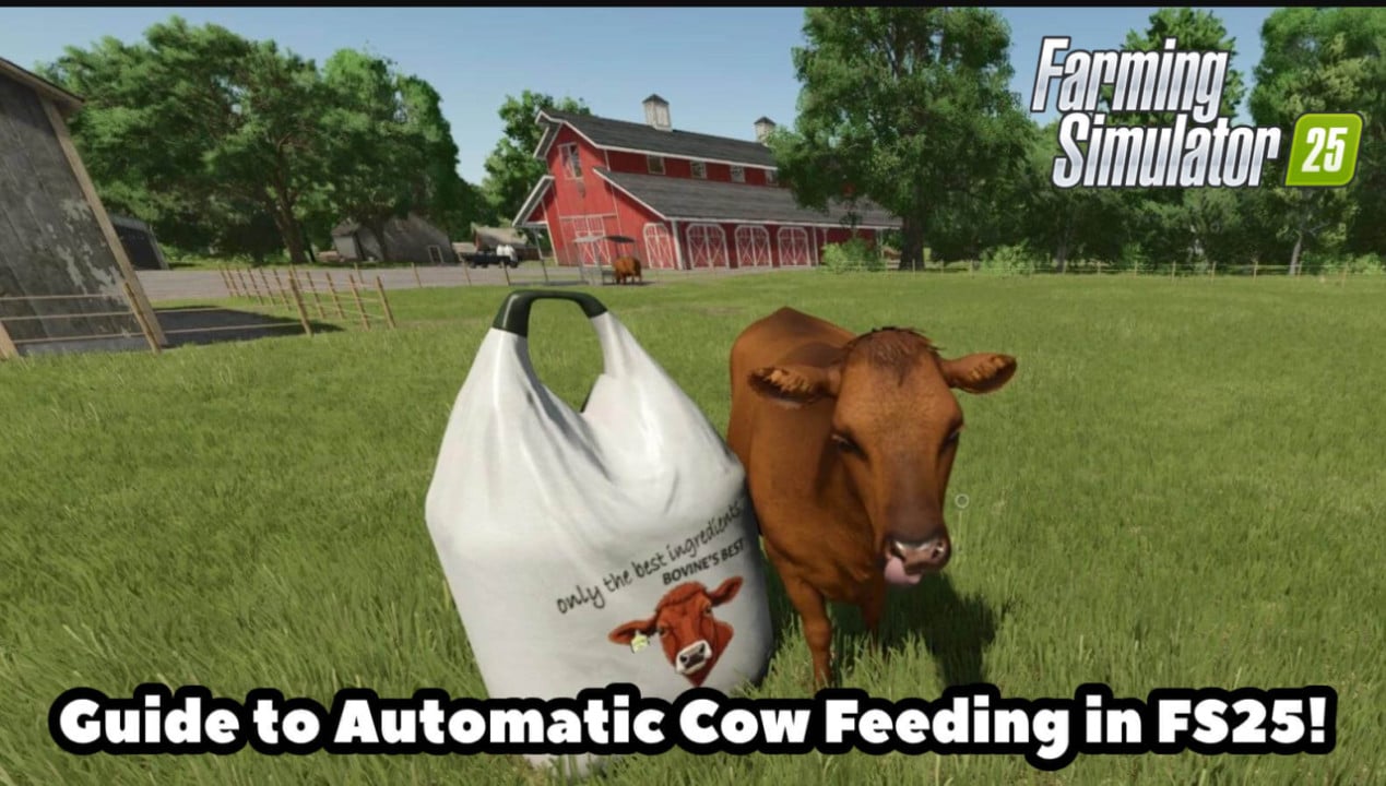 Guide to Automatic Cow Feeding in FS25!